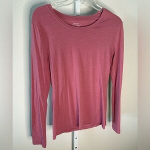 Banana Republic Timeless Rose Long Sleeve Tee